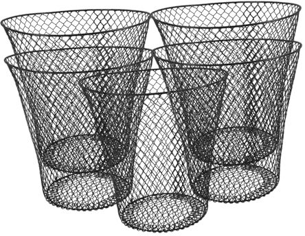 Toyvian 5 Piezas Cobertura Protectora De Plantas Malla Jaula Resistente para Macetas Cubierta De Hierro para Plantas De Jardín Protector