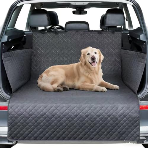 Woniyal Protection Coffre Voiture Chien pour Peugeot 208 I (Phase I, 2012) 2012-2015, Imperméable Antidérapant Nstallation Rapide,Tapis Facile Nettoyer Protection Coffre Chien