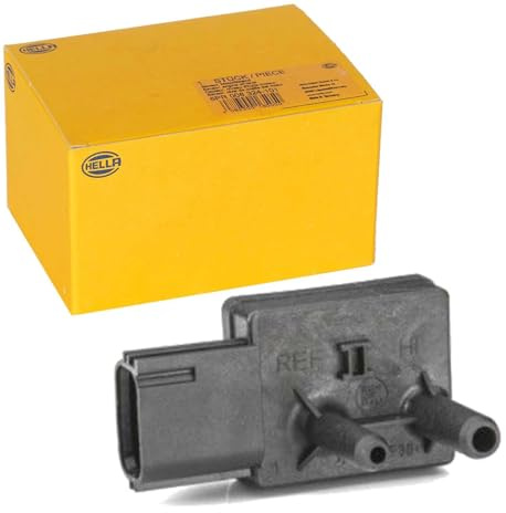 HELLA 6PP 009 409-281 Sensor, Abgasdruck - 3-polig - geschraubt | Kompatibel mit: CITROËN JUMPER II Bus, JUMPER II Kasten, JUMPER II Pritsche/Fahrgestell, FORD FIESTA VI, FIESTA VI Van
