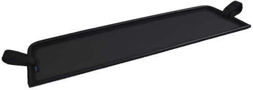 Filet Coupe-Vent Compatible avec Abarth 124 Spider Spider Noir Filet Anti-remous 100% sur Mesure OEM Qualité Windschott fabriqué aux Pays-Bas
