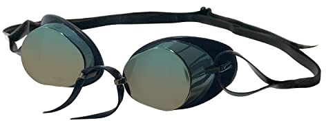 Tyron Performance Race Goggle | Lunettes de natation | Entraînement & Compétition | Revêtement anti-buée | Protection UV | Avec bord et pont en silicone souple