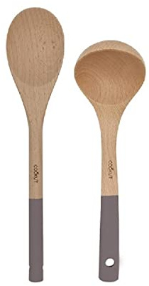 Cookut, Cuillère et Louche en Bois - Marron