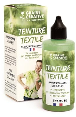 Textilfarbe 100 ml Tie and die Effekt - khakigrün