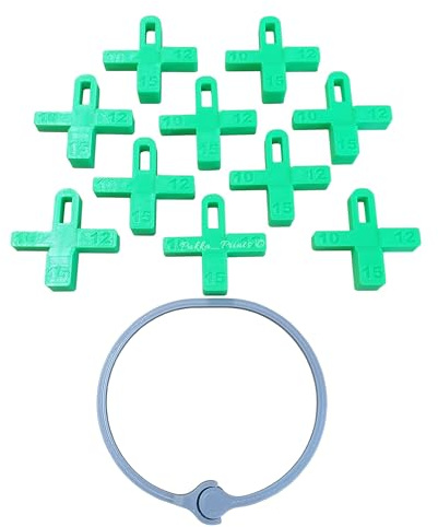 Abstandshalter für Pflastersteine, verschiedene Größen, 10 mm, 12 mm und 15 mm, Pflastersteine, Kunststoff, Fugenverbindungen, Terrasse