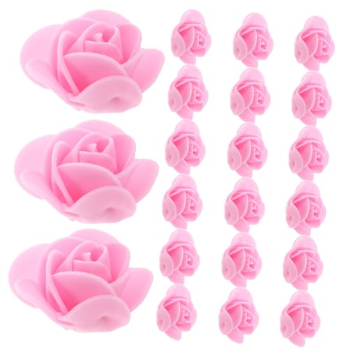 Alipis Kleiner Schaumrosen Köpfe Aus Schaumstoff 3,5cm Rosa Künstliche Rosenköpfe Für Selbstgemacht Bastelblumen Hochzeits Und Valentinstag Dekoration