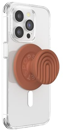 PopSockets Phone Grip for MagSafe, Magnetic Holder, Phone Stand, Boho - Terra-Cotta