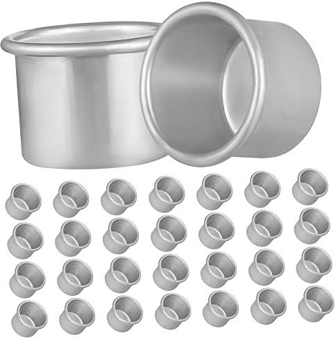 CORHAD 30stücke Kerzenhalter Aluminium Für Stabkerzen Mit Gerollten Kanten Für Hochzeiten Geburtstage Feste Tischdekorationen Und Kunsthandwerk