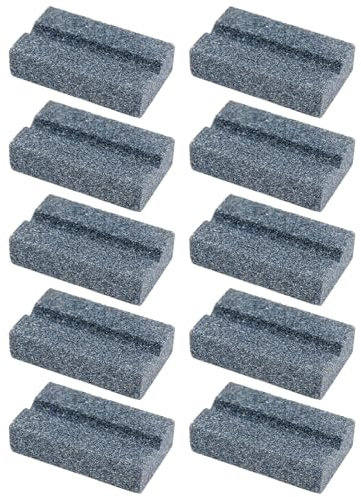EMSea 10PCS Dart Sharpener 25x15x6mm Used to Remove Burrs for Darts Point Flights Arrow Scissors Dart Point Sharpener Metal Burrs Remover Sharpeners Portable Gray