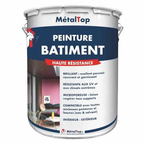 Metaltop - Peinture Batiment - Gris ciment - RAL 7033 - Pot 1 L