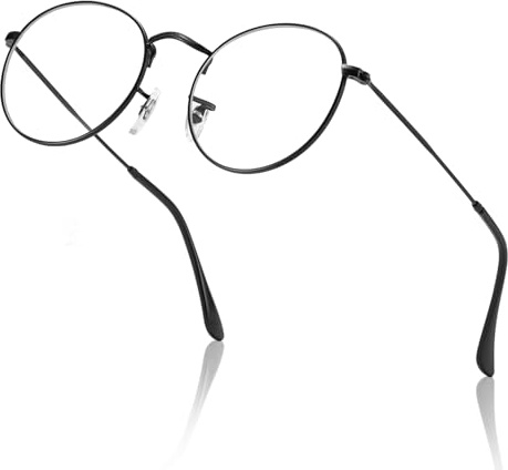 kimorn Blue Light Blocking Glasses,Anti Eyestrain & UV Protection, Round Frame Glasses for Women and Men