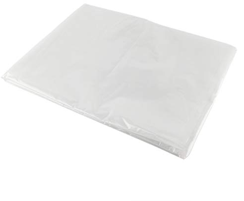 Althwuyu Tamaño de invernadero transparente de PE, láminas de plástico transparente para la cubierta de la planta y la protección de las plántulas, ayuda a reducir el polvo 9.8 × (2x2 m/6.56x6.56