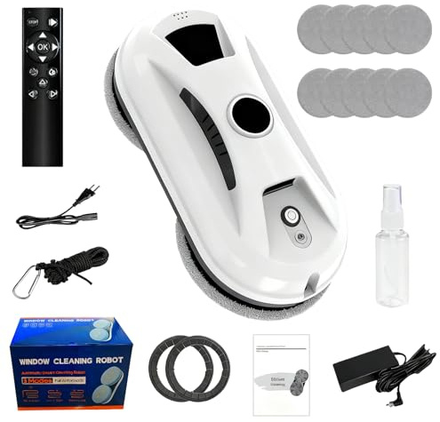 Bekasa Window Cleaning Robot with Automatic Spraying 5600Pa Suction Power