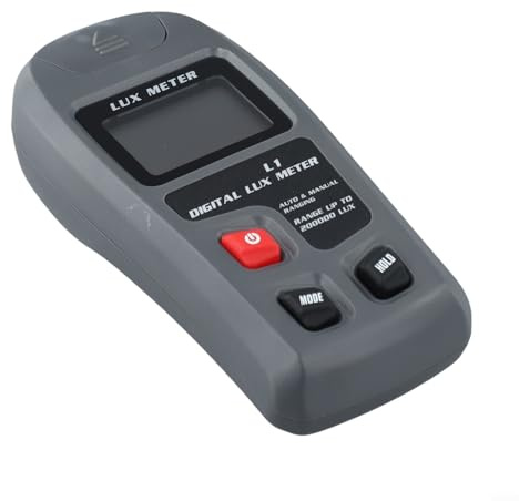 El medidor de lux portátil compacto L1 mide el brillo de 0 1 a 200,000 Lux con fácil retención de datos y funciones de apagado automático