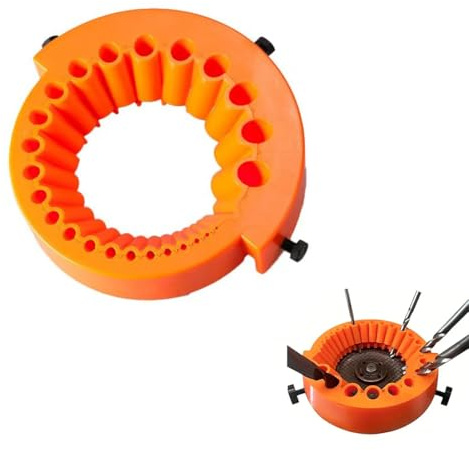 Afilador de Brocas para Adultos, Afilador Universal con Compatibilidad Multi-Tamaño, Herramienta Robusta para Afilar Brocas Metálicas (3/32 a 1/2), Ideal para Manitas y Profesionales, Sin Broca