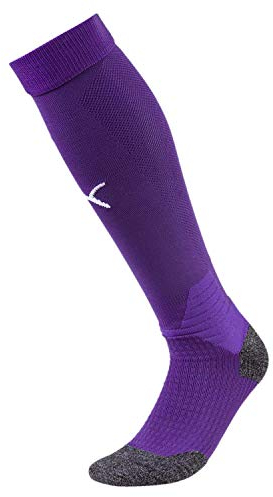 PUMA Liga Socks, Calzettoni Calcio Unisex, Viola (Prism Violet/Puma White), 3