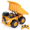 Highttoy Ferngesteuerter Kipper Dumper für Kinder, 6 Kanal RC Kipper Kipplaster Spielzeug Baustellenfahrzeug Kinder 1:24 Ferngesteuerters Muldenkipper LKW Spielzeug mit Lichtern und Ton