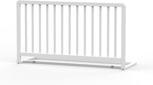 Geuther Bettschutzgitter Holz | Idealer Rausfallschutz Boxspringbett, extra hoch | Rausfallschutz Bett für Kinder | Bettgitter, Absturzsicherung Bett | Bett Rausfallschutz Kinder in 110cm Länge, Natur