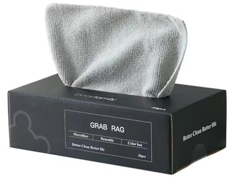 COOHORN Reuseable Cleaning Cloths 20Pack Dish Cloths Washable - Eco Friendly Soft Absorbent Microfiber Towel Wiper for Kitchen Cars House Window Bathroom Dusting Cleaning Polishing