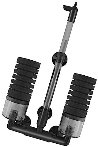 GRIRIW Wasserfilter Für Aquarium Geräuscharmer Tragbarer Fischbehälterfilter Mit Hohem Durchfluss Für Zuchtbecken Sicher Für Fische Und Garnelen