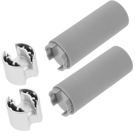 STOBAZA 2pcs Grey Curtain Pull String Weights for Vertical Blinds Plastic Handle Adjustable for Window Shutters and Drapes