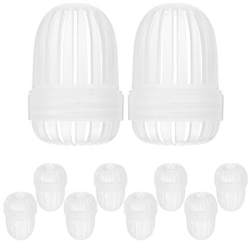 DECHOUS 10 Pièces Fuite De Thé Filtres à Thé Accessoires De Thé Panier Passoire à Thé Filtre à Thé Boule Passoire à Thé Accessoires Pour Boire Du Thé Plastique Transparent