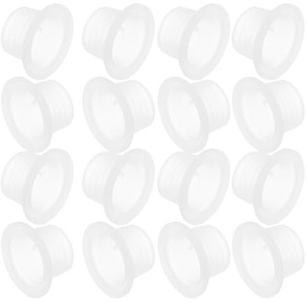 HYTROVE 50pcs Silicone Hose Seal Rings Gasket Kit White for Faucet and Shower Hose Water Pipe Repair Sealing Washers Set for Garden and Sink Plumbing