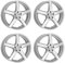 4x Dezent Felgen TY 6.5Jx16 ET48 5x114.3 kompatibel mit KIA Carens Ceed Niro Optima Pro Ceed Soul Sportage Venga Xceed