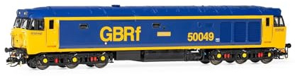 Hornby TT:120 TT3015M GBRf Klasse 50 Co-Co 50049 Defiance Diesellokomotive