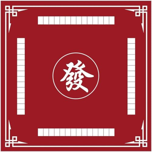 Uzztfa Mahjong-matta, halkfritt och bullersäkert Mahjong bordsöverdrag, tjock Mahjong bordsduk för pokerkortspel, bordsspel, kakelspel och dominospel