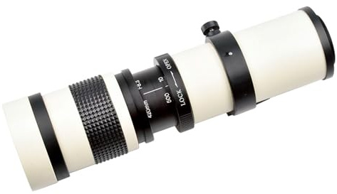 Objetivo de zoom Telo 420-800 Mm F/8.3-16 para D5100 D5200 D3300 D3400 D3200 D90 D7200 D5600 D3400 6D DSLR cámaras Emunt