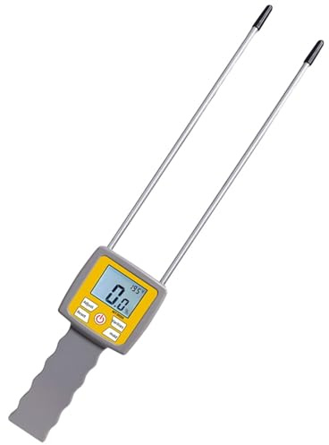 Getreide-Feuchtigkeitsmesser, 0-80% Professionelles Heufeuchtigkeitsmessgerät Heuballen Alfalfa Leymus Chinensis Hygrometer Weidefeuchtigkeitsdetektor