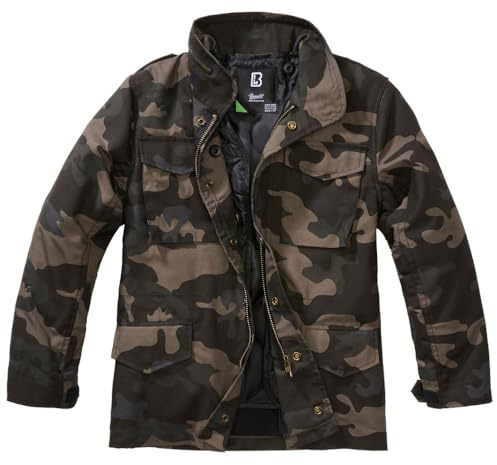 Brandit Kids M65 Classic Jacket, Color: darkcamo, Size: 122/128