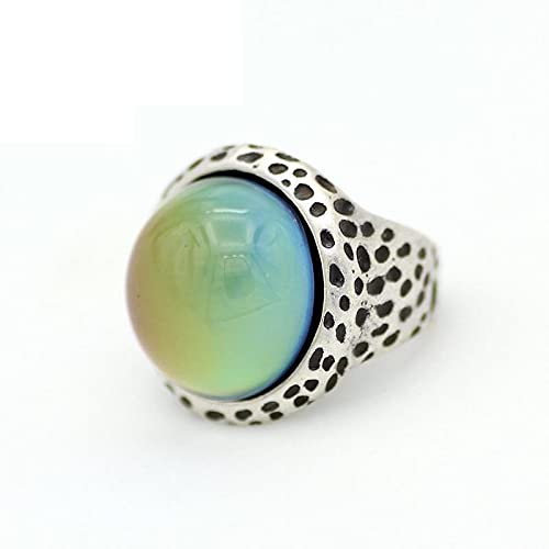 SALAN Boho Beach Vintage Ringe Emotion Gefühl Veränderbare Stimmung Ring Temperaturregelring Für Frauen