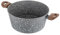 FLORINA Olla de Aluminio (6,1 l) 28 cm I Olla con Tapa de Vidrio I Mango Soft-Touch y Revestimiento de 3 Capas I Antiadherente I Ideal para Cocina de Inducción, Gas y Eléctrica
