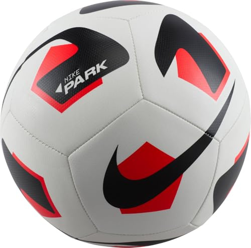 Nike FZ7551-100 NK Park Team - 2.0 - FA24 Recreational Soccer Ball Unisex White/Bright Crimson/Black Taille 5