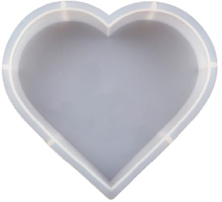 Silicone Résine Époxy Forme de Cœur，Moules Heartaux en Résine，pour Bricolage Fleurs L'art Coulée Résine.