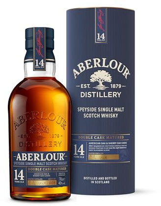 ABERLOUR 14 ans Double Cask Whisky Ecossais Single Malt avec étui - 40% 70cl