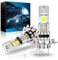 Sycreek Lampadina H7 LED 100W 30000LM, 700% Super Luminosità, Formato Mini 1:1 con Ventola di Raffreddamento 20000 RPM, 6000K Bianco Freddo, 9-32V Plug and Play, Confezione da 2