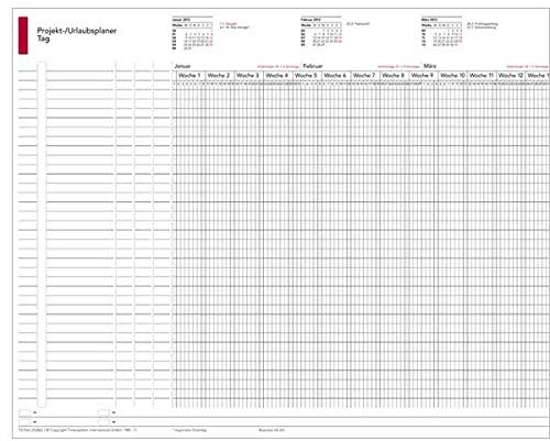 Time/system A5 Business Projekt- & Urlaubsplaner 2027 Tagesplanung