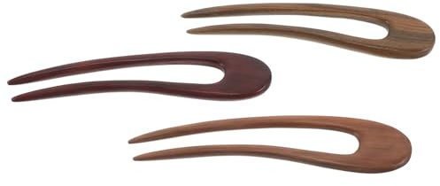 HOOWIFFY 3 Stück Haarnadeln U-förmig für Damen Haarschmuck Vintage Stil zum Organisieren der Haare für Alltag und Büro