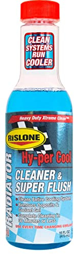 Rislone Hy-per Cool Radiator Cleaner and Super Flush, 16 oz