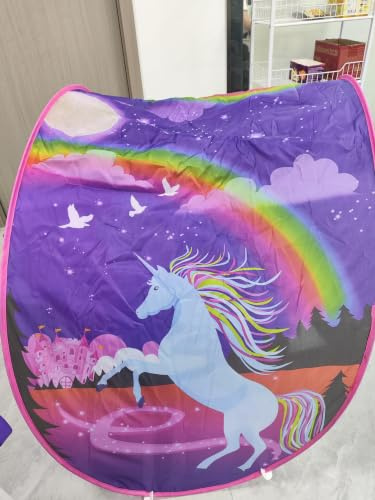 Tenda bambini,tenda gioco bambino,Tenda pop-up,tenda da letto,casa fantasy per bambinicompleanno e regali di (unicorno)1