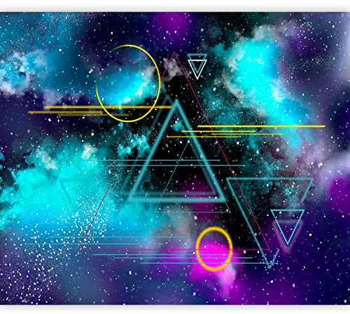 murando Fototapete Premium-Vlies Galaxis 350x256cm Foto Tapete Schlafzimmer Vliestapete XXL Wandtapete Motivtapeten Bildtapete 3d Effekt Wand Dekoration Kosmos Galaxy Formen Kosmonaut
