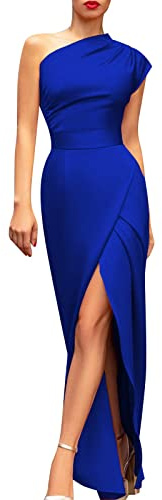 Vestiti Donna Estivi Eleganti per Cerimonia Abito Orlo Asimmetrico Corto Davanti Lungo Dietro Formale Banchetto Matrimonio Infinity Dress Lungo Seta Abito Cerimonia Donna Curvy