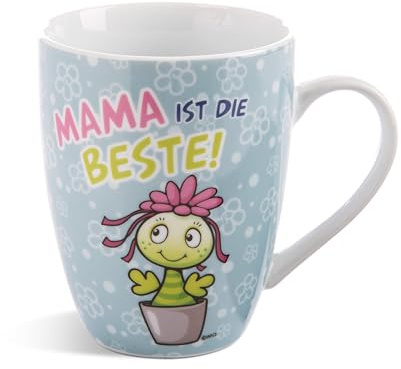NICI 49494 Tasse Mama ist die Beste! 310ml 10x8cm blau mit Banderole