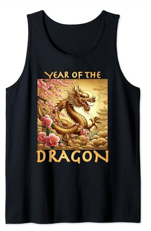 Nouvel An Lunaire Nouvel An Chinois 2024 Année Du Dragon Débardeur
