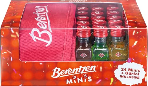 Berentzen Minis mit Gürtel | PET | 24 x 0,02 L | 16,5% vol.