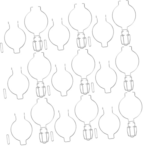 CONGARTENO 10pièces Boucle Métallique pour Bocaux Verre Accessoire De Fermeture Acier Inoxydable pour Bocaux Scellés Et Hermétique Compatible avec Boîtes De Conservation Verre