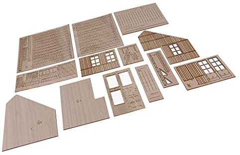 Kit de maquette de maison de ruines à l'échelle 1/35 pour table de sable, mise en page de paysage, diorama