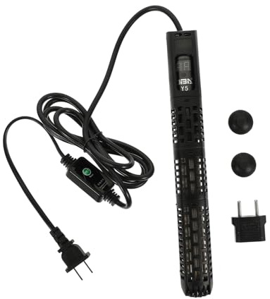 VERDANVERSE Chauffage Aquarium avec Affichage Numérique Barre Chauffante Submersible Réglable Protection Surchauffe Maintien Température Stable pour Poissons